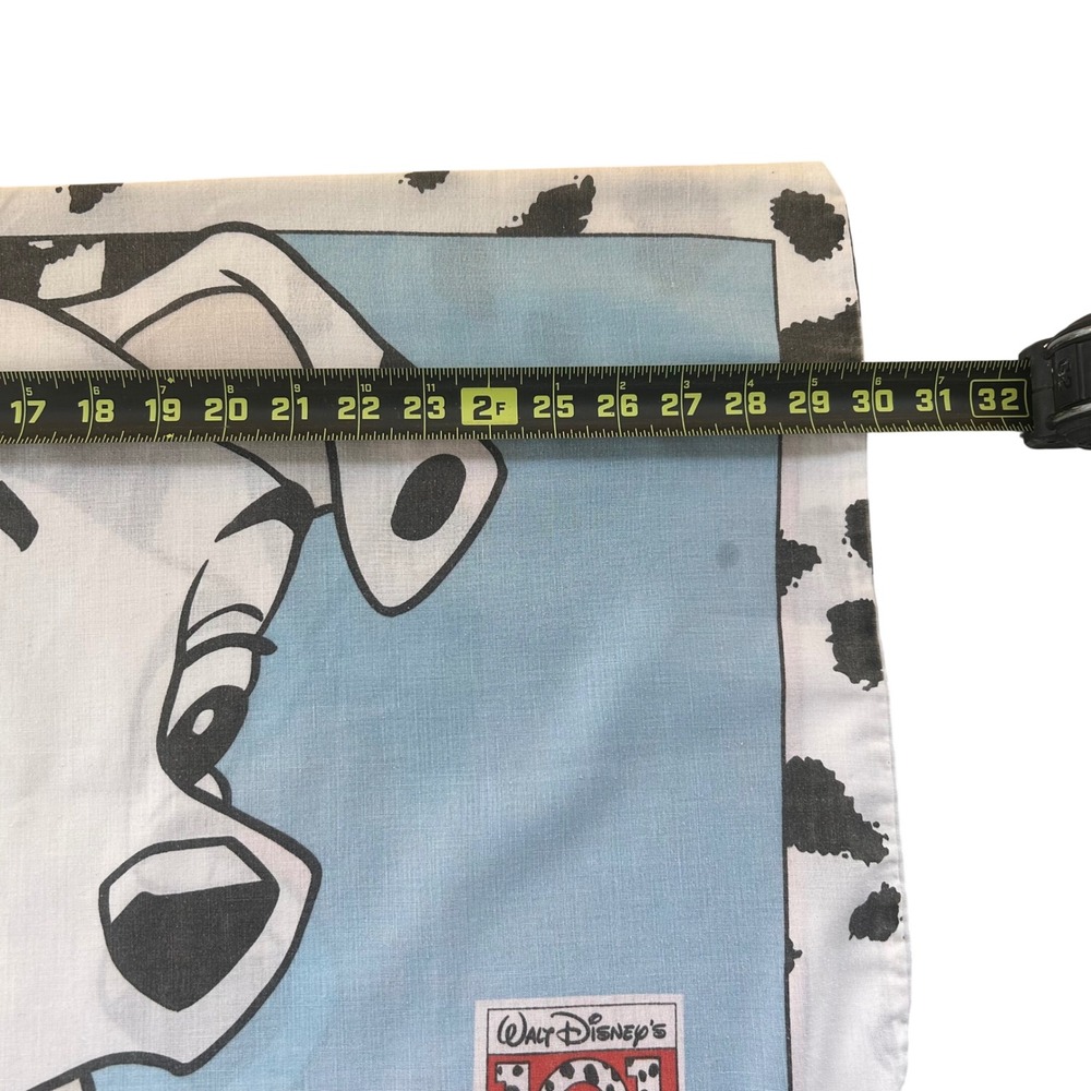 Disney 101 Dalmatians Pillowcase Standard Vintage 90s Pongo Perdita Spotted - Picture 7 of 8
